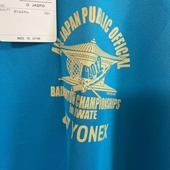 YONEX Tシャツ Oサイズ バドミントン 2012記念 ピーコックブルーの画像