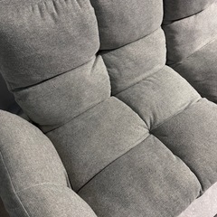 2人掛けソファ　グレーの画像