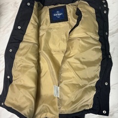 オールドネイビー　中綿ベスト メンズXS 黒の画像