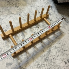 しっかりした木製ディッシュスタンド ボヌール 97385 ディッシュラック お皿 食器 収納 食器棚 キッチン 木製 天然木 ナチュラル おしゃれの画像