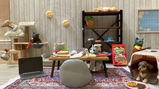 【仙台市限定】猫?のリビングルームディスプレイ