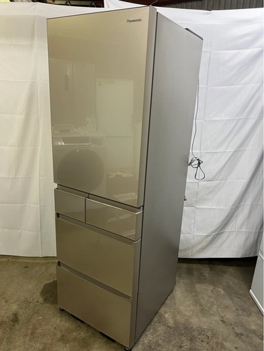 【成約済み】【1年保証】Panasonic 5ドア冷蔵庫 NR-E459PXL 2022年製 450L  左開き