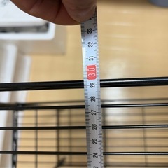 スチールラック黒の画像