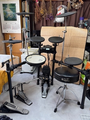 Pearl ツインペダル付きRoland電子ドラムセット※要説明確認※