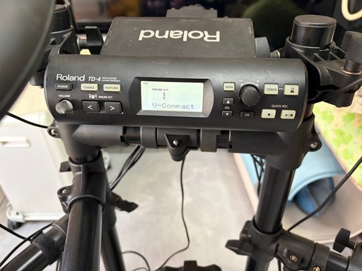 Pearl ツインペダル付きRoland電子ドラムセット※要説明確認※