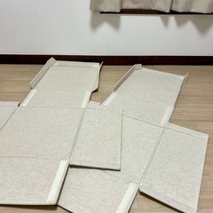 🌟収納ボックス(ベージュ、2個) 0円の画像