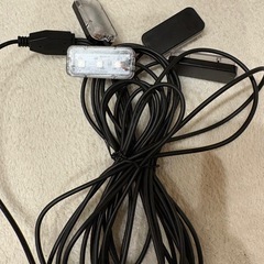車用アンビエントライト フルセット 10箇所発光 アクリルファイバー アプリ制御の画像