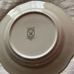 ②ニッコー　ブルーカーネーション　直径約27㎝　昭和レトロ　※汚れ有の画像