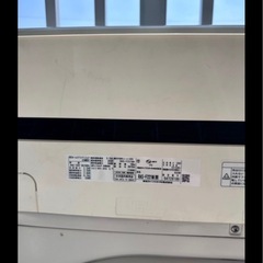東芝エアコン 2019年製 RAS-F221M 6畳用 取り外し済み 動作確認済みの画像