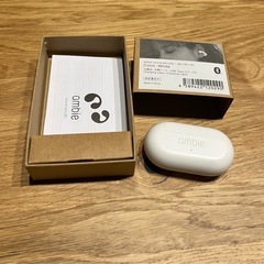🌸ほぼ未使用✨ ambie ワイヤレスイヤホンAM-TW01（イヤーカフ型）箱あり🎧 の画像