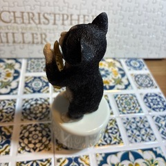 猫 オルゴール サックス 置物 可愛いの画像