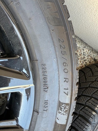 225/60R17 ミシュラン X-ICE 2024年製 ホンダ モデューロ 　suv ミニバン　CR-V ヴェゼル オデッセイ等