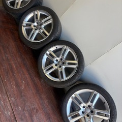 アウディA6 Sライン純正19インチバリ山レグノ付きアルミホイール☆流用可能品255/40/19の画像