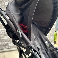 B型ベビーカー バギー jeep 肩掛け紐付き(ジャンク)の画像