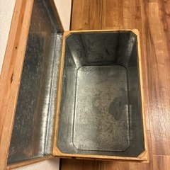大きな茶箱　ビンテージ　　レトロの画像