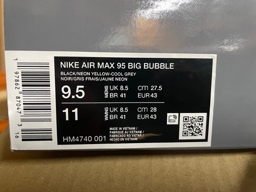 Nike Air Max 95 OG Big Bubble 