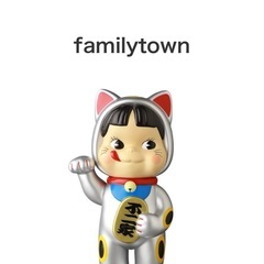 不二家ソフビコレクション　招き猫ペコちゃん （銀塗装）　新品未開封　当選品の画像