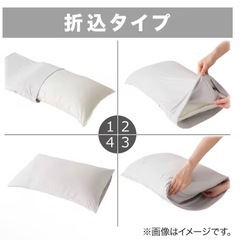 《4/5迄》ニトリ　BOXパッドと枕カバー2組セットの画像