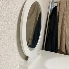 ★値下げ★【ドレッサー】鏡・引き出し2つの画像