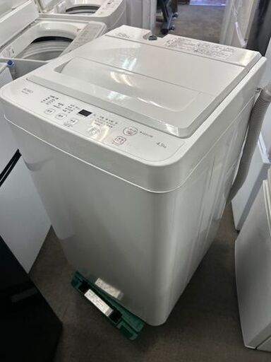 □2023年製ROROヤマダ電機全自動電気洗濯機YWM-T45LW□4.5kg 