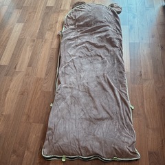可愛いぬいぐるみ寝袋型ブランケットの画像