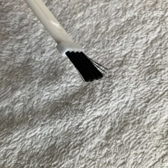 掃除用ブラシ ミニ　ホワイト　長さ約10.5㎝の画像