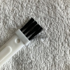 掃除用ブラシ ミニ　ホワイト　長さ約10.5㎝の画像