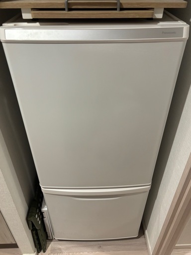 【2023年製・美品】パナソニック冷蔵庫138L（NR-BW14HJ-W）