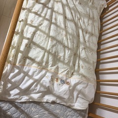 ベビーベッド、ベビー布団の画像