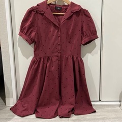 evelyn ワンピース　ハートドット柄の画像