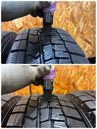 185/65R15?2025年製バリ溝スタッドレス‼️ダンロップWM02?アクア、ノート、シエンタ等‼️委