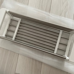 ニトリ　伸縮水切りラックの画像