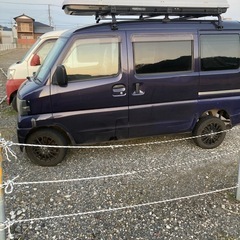 U61V　５MT　ハイルーフ　ルーフキャリア　ルーフボックス付　車検R8　12月　今年の12月まで　アマゾン配送等の軽配送に人気の画像