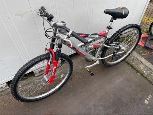パナソニック フルサスマウンテンバイクギア付き 中古