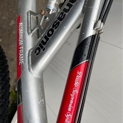 パナソニック フルサスマウンテンバイクギア付き 中古の画像