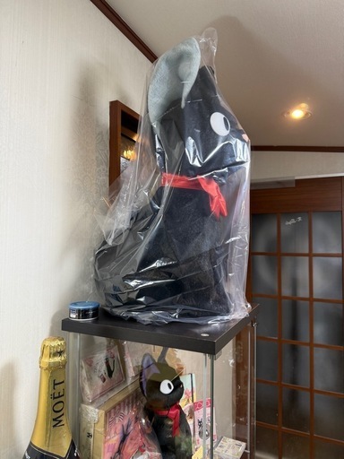 サンアロー　71センチ　魔女の宅急便　激レア　新品32000円　ジジ　ジブリ　当時物　IKEA デトルフ　インテリア　クロネコ　黒猫　猫グッズ　玄関などにも! サンアロー 71センチ 魔女の宅急便 激レア 新品32000円 ジジ ジブリ