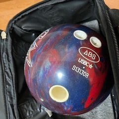 ボウリング、ケース、靴一式の画像