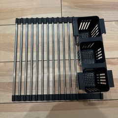 水切りラック＋水切りカゴの画像