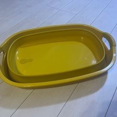 大容量折りたたみバケツ　足湯・ベビーバス・ペットバスなどの画像