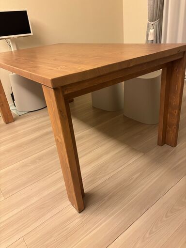 ダイニングテーブル 天然木(パイン) NITORIニトリ160cm　カフェ風おしゃれ