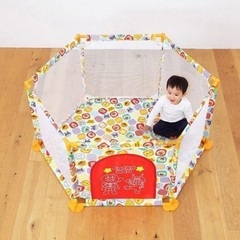 ベビーサークル それいけ! アンパンマン ベビーメッシュサークルの画像