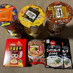 【カップ麺】4種＋ふりかけの画像