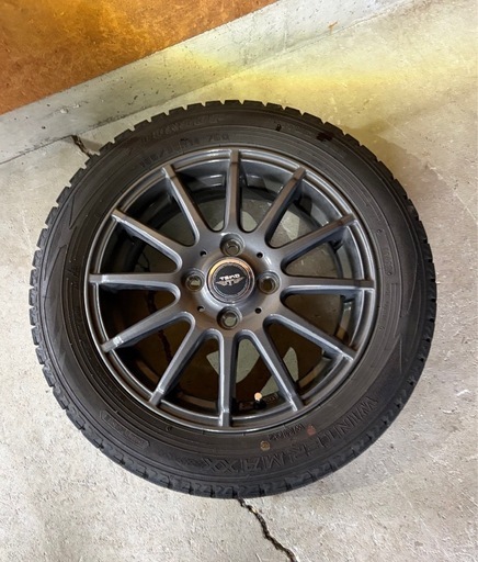 アルミホイール  ダンロップ DUNLOP スタッドレスタイヤ  155/65R14 75Q  4本
