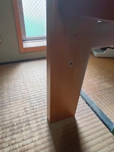 木製ベッド　大きめ シングルサイズ　ネジなし簡単組み立て 横幅105cm×長さ195cm　