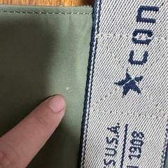 コンバース　カーキ　ショルダーバッグの画像