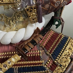 五月人形 子供大将 鎧着武者 鳳玉作 彫金 美品 フルセット 箱・付属品一式あり 端午の節句 の画像