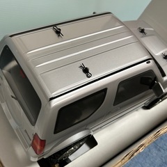 【開封済未使用品】タミヤ XB スズキ ジムニー JB23 シルバー　完成塗装済みフルセット MF-01X ラジコンカー RCカーの画像