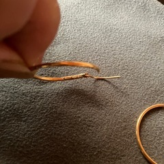 ４月５日迄✨Ｋ９　フープピアス✨の画像