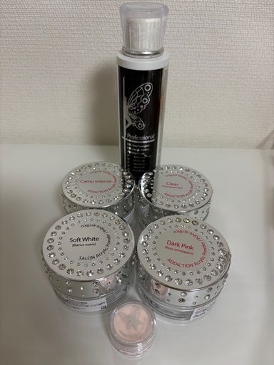 【ほぼ未使用】ファンタジーネイルズアクリルパウダー リキッド まとめ売り