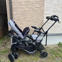 二人乗りベビーカーの画像